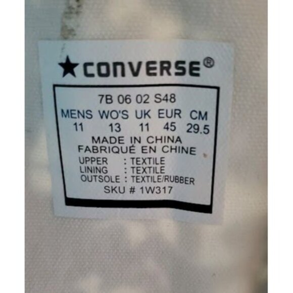 Converse Chuck Taylor All Star Vtg High-Top Sneakers 11 Aquatic Specialty Camo main image 4